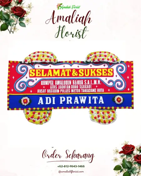 Papan Bunga Ucapan Selamat Sadang